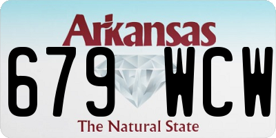 AR license plate 679WCW