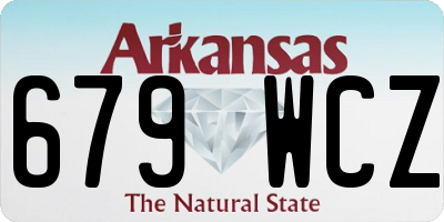 AR license plate 679WCZ