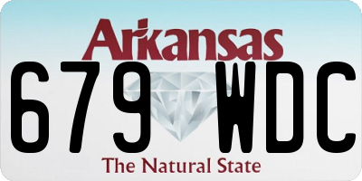 AR license plate 679WDC