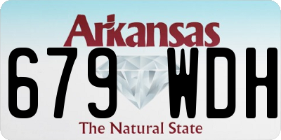 AR license plate 679WDH