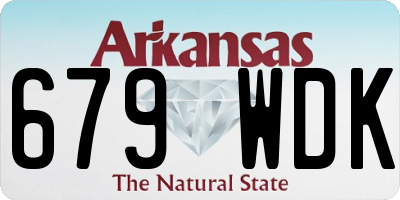 AR license plate 679WDK