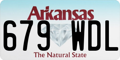 AR license plate 679WDL