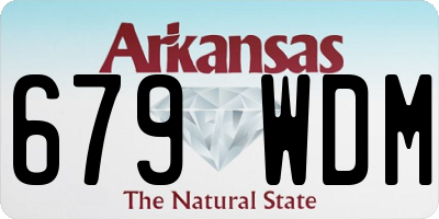 AR license plate 679WDM