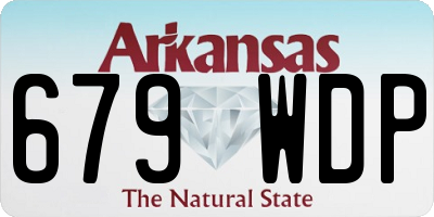AR license plate 679WDP