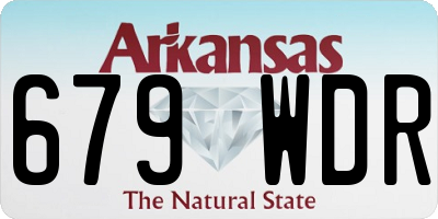 AR license plate 679WDR