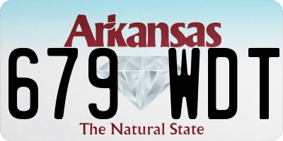 AR license plate 679WDT