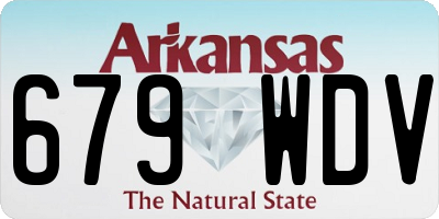 AR license plate 679WDV
