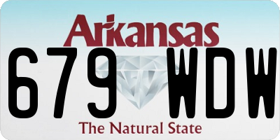 AR license plate 679WDW