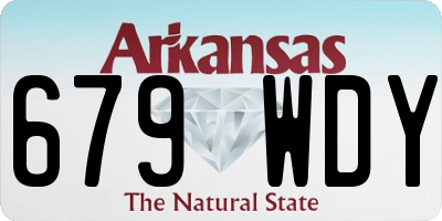 AR license plate 679WDY