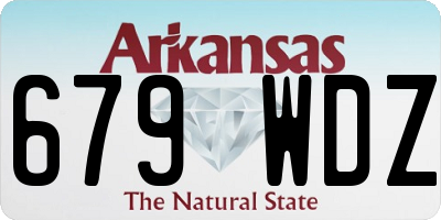 AR license plate 679WDZ