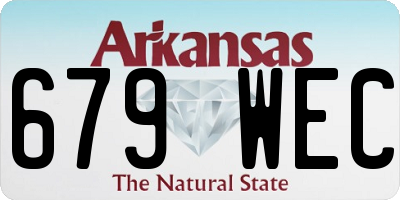 AR license plate 679WEC