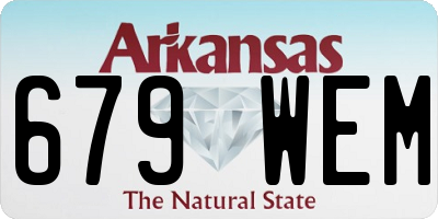 AR license plate 679WEM