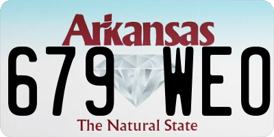 AR license plate 679WEO