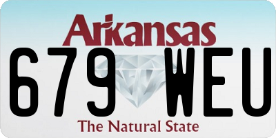 AR license plate 679WEU