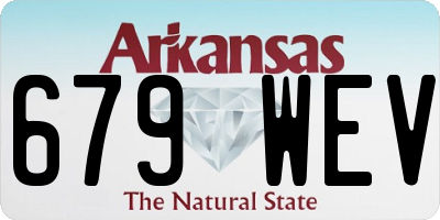 AR license plate 679WEV