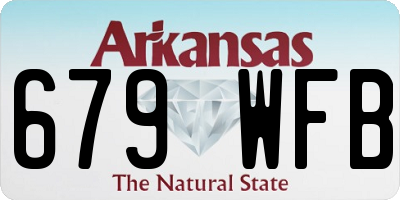 AR license plate 679WFB
