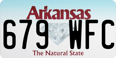 AR license plate 679WFC