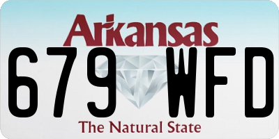 AR license plate 679WFD