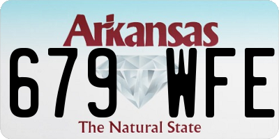 AR license plate 679WFE