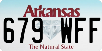 AR license plate 679WFF
