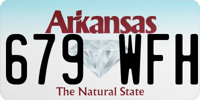 AR license plate 679WFH