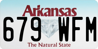AR license plate 679WFM