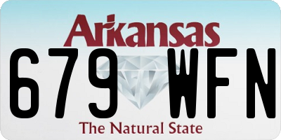 AR license plate 679WFN