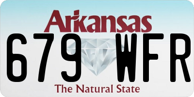AR license plate 679WFR