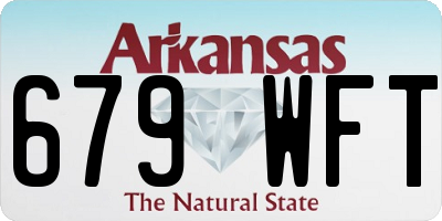 AR license plate 679WFT