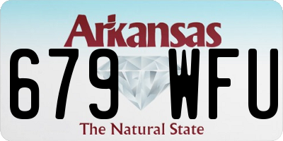 AR license plate 679WFU