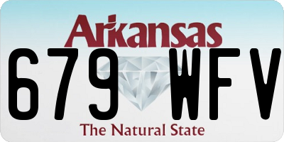 AR license plate 679WFV