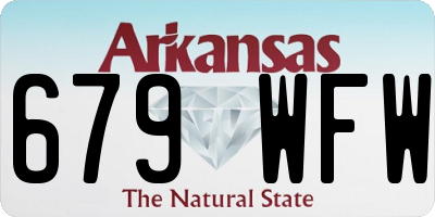 AR license plate 679WFW