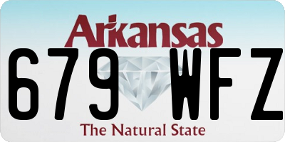 AR license plate 679WFZ