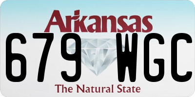AR license plate 679WGC