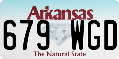 AR license plate 679WGD