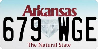AR license plate 679WGE