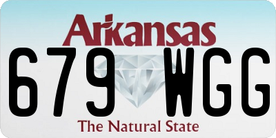 AR license plate 679WGG