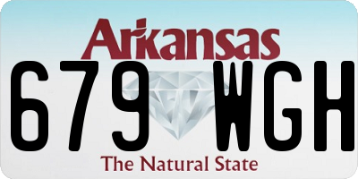 AR license plate 679WGH