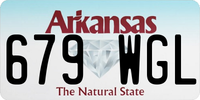 AR license plate 679WGL