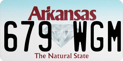 AR license plate 679WGM