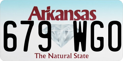 AR license plate 679WGO
