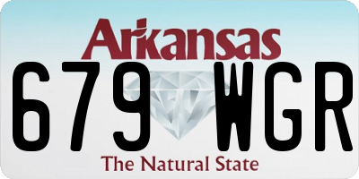 AR license plate 679WGR