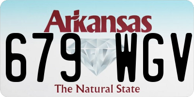 AR license plate 679WGV