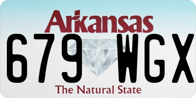 AR license plate 679WGX