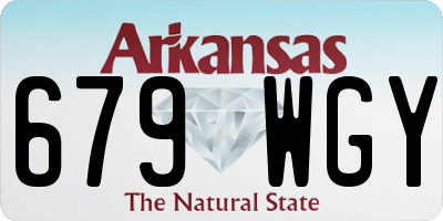 AR license plate 679WGY