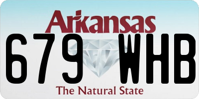 AR license plate 679WHB