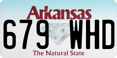 AR license plate 679WHD