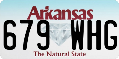 AR license plate 679WHG