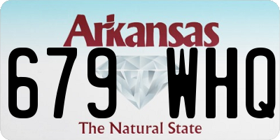 AR license plate 679WHQ