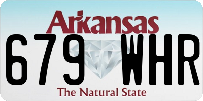 AR license plate 679WHR